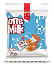 One milk 70g a 36szt karmelki o smaku mlecznym nadziewane